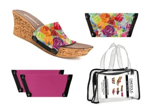 * Floral Casual Cork Wedge *