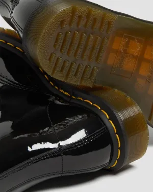 1460 Women's patent leather lace-up boots Dr. Martens