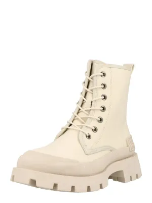 About You Tamina lace-up boots, beige