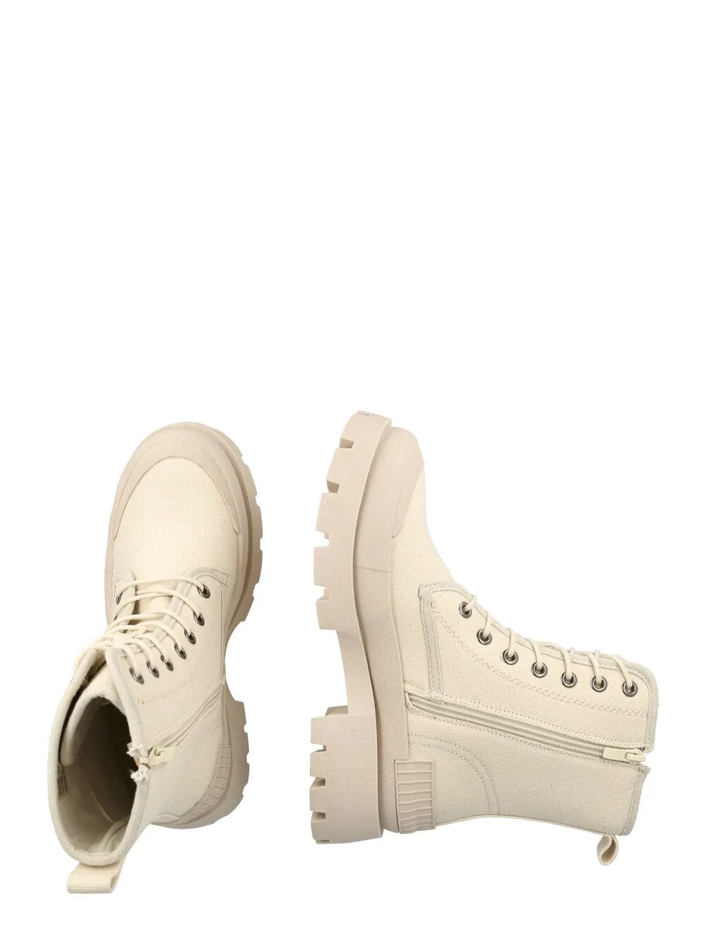 About You Tamina lace-up boots, beige
