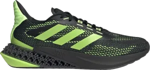 Adidas 4DFWD Pulse J 'Black Signal Green' sneakers, black