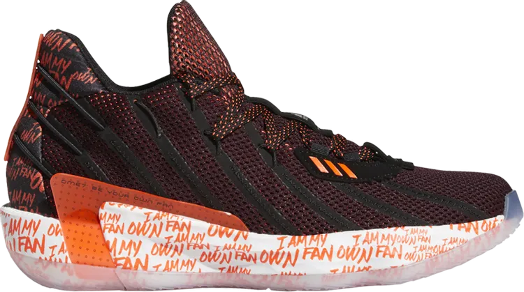 Adidas Dame 7 'I Am My Own Fan 2KDAY' Sneakers, Red