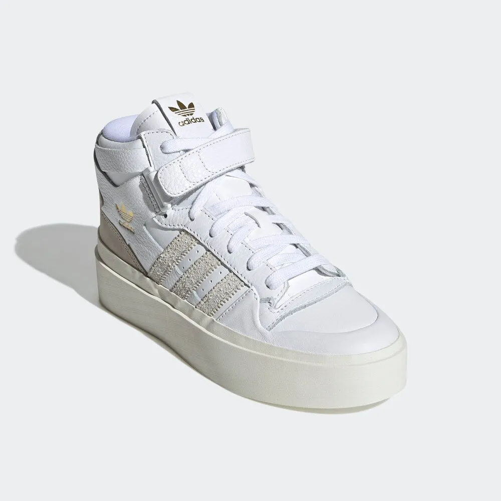 Adidas Forum Bonega Mid High Top Sneakers, White