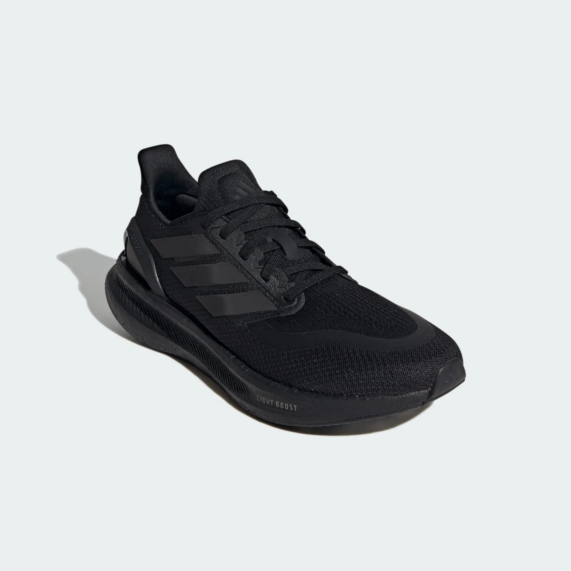 ADIDAS MEN'S PUREBOOST 5 TRIPLE BLACK RUNNING SHOES