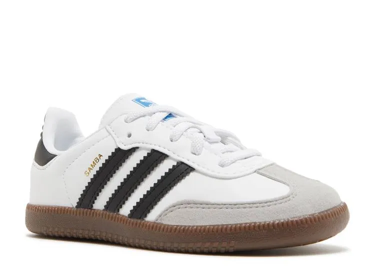 Adidas SAMBA OG I 'WHITE BLACK GUM' sneakers, white