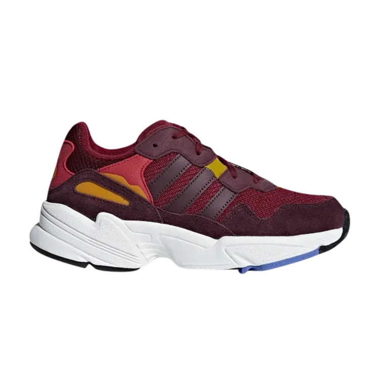 Adidas Yung-96 J 'Collegiate Burgundy' sneakers, red