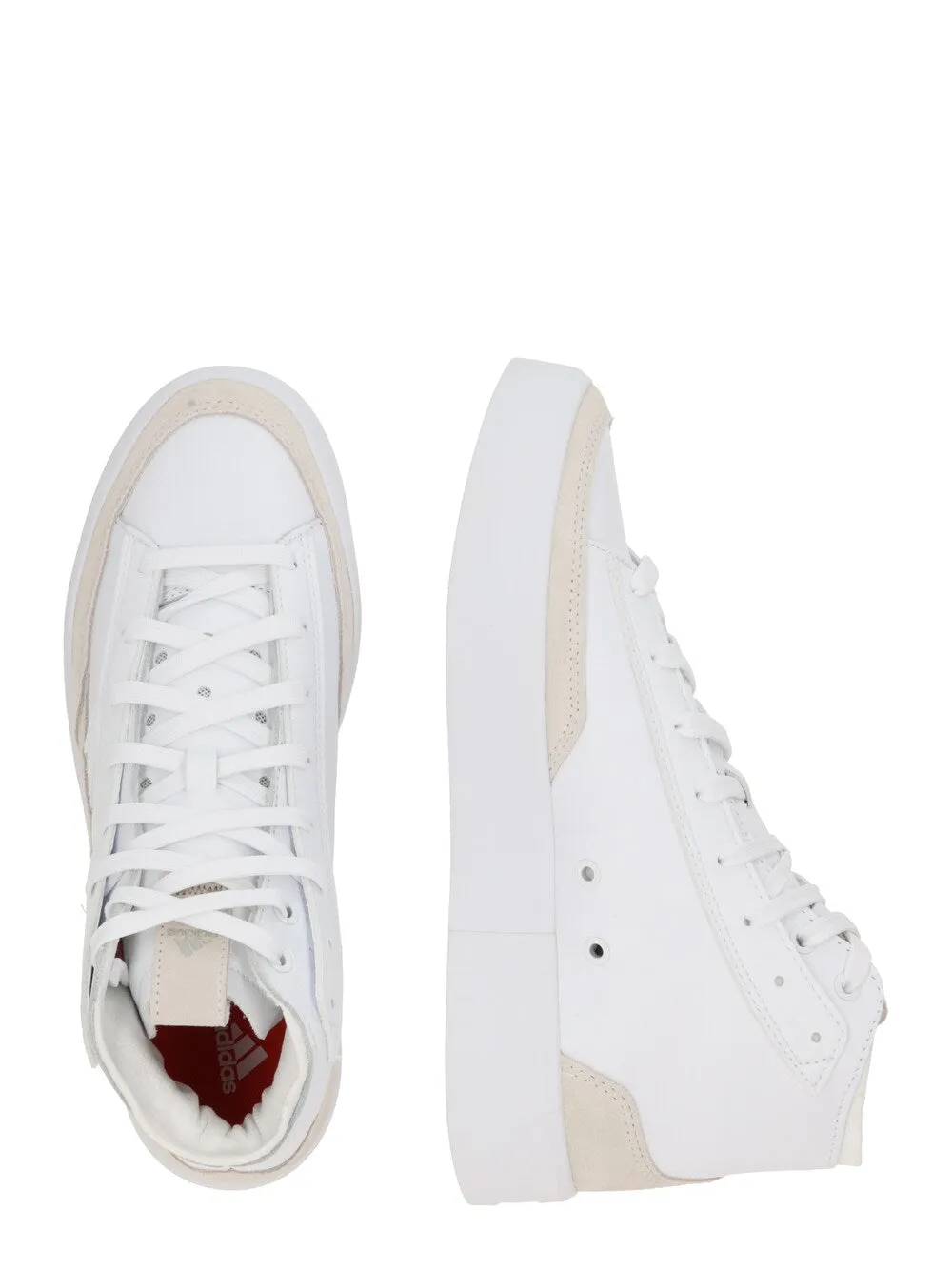 Adidas Znsored High Top Sneakers, White