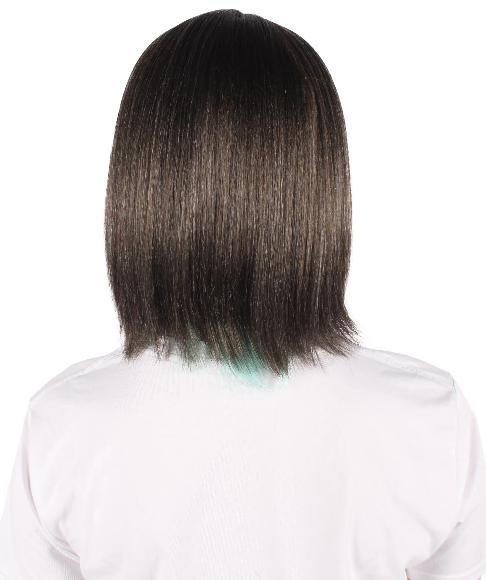 Adult Women's Anime Grey Mixed Blue Short Cosplay Wig | Perfect for Cosplay | Flame-retardant Synthetic Fiber