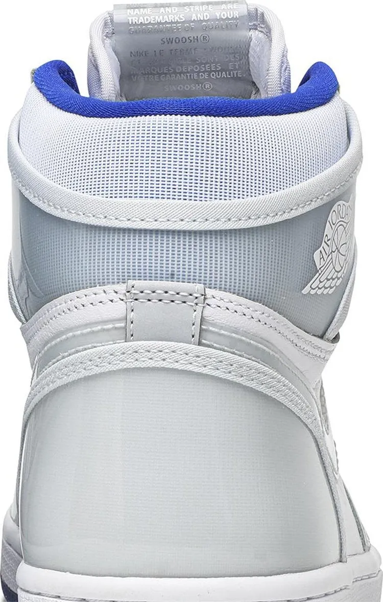 Air Jordan 1 High Zoom Racer Blue, white