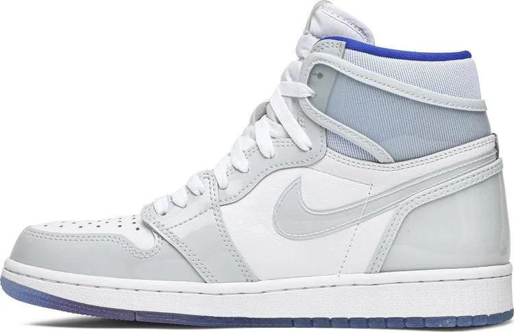 Air Jordan 1 High Zoom Racer Blue, white
