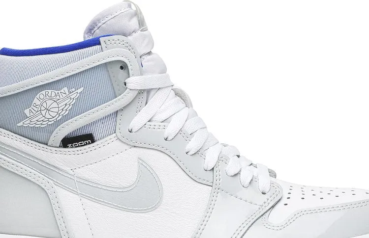 Air Jordan 1 High Zoom Racer Blue, white