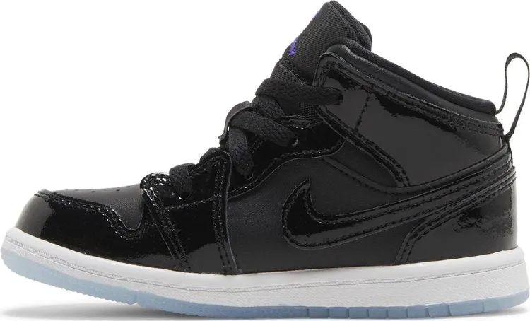 Air Jordan 1 Mid SE TD Space Jam sneakers, black