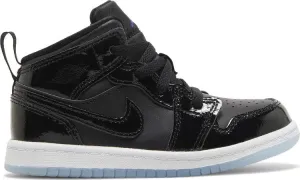 Air Jordan 1 Mid SE TD Space Jam sneakers, black