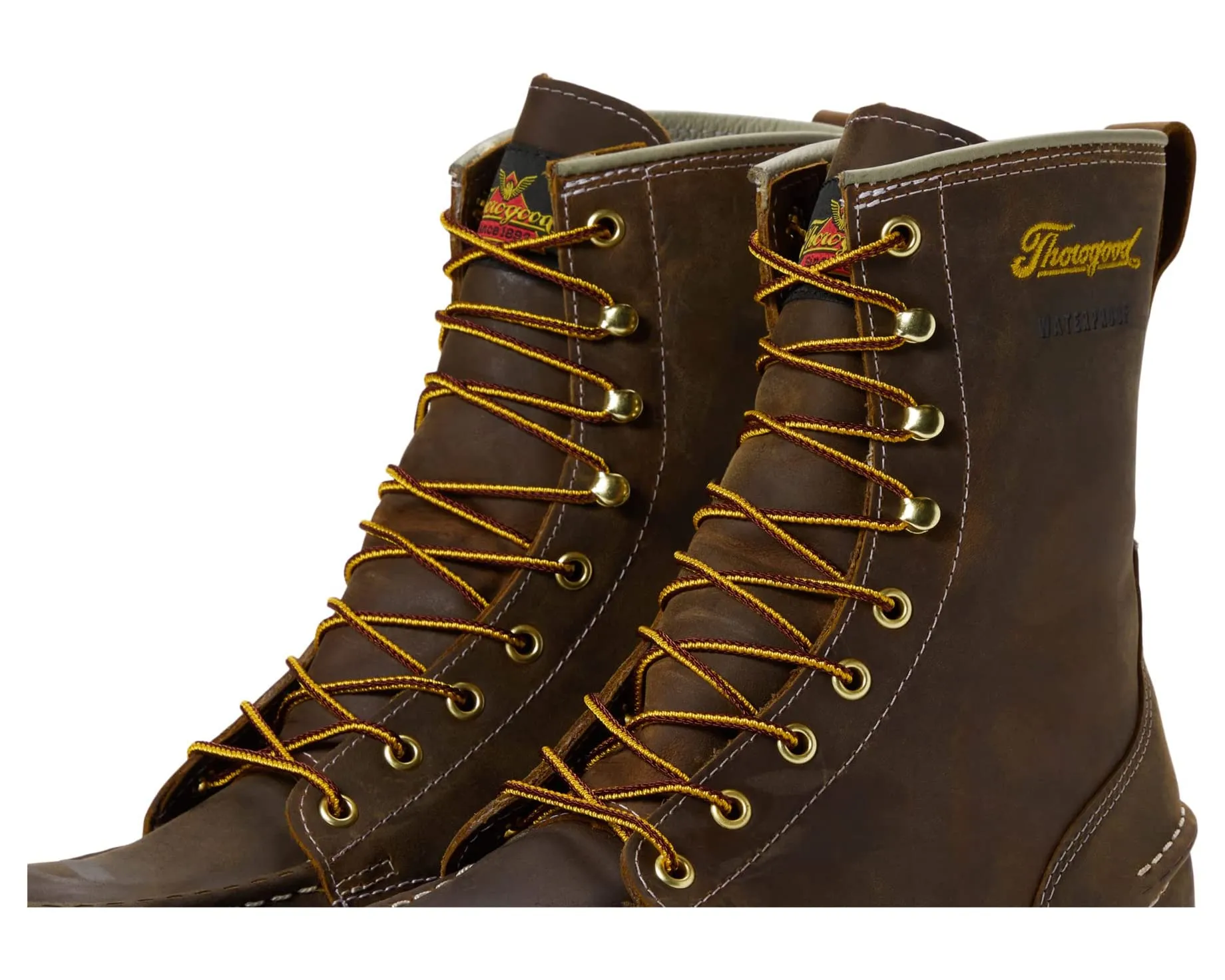 American Heritage 8" Waterproof Thorogood Boots, Crazy Horse