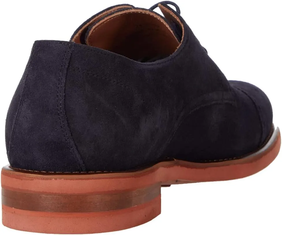 Ashford Cap Toe Johnston & Murphy Collection Oxfords, navy blue