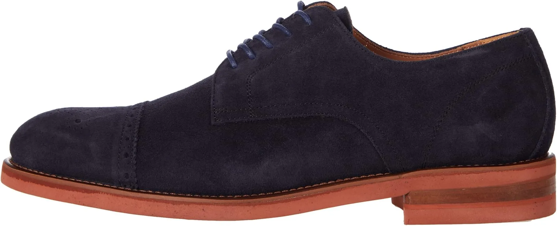 Ashford Cap Toe Johnston & Murphy Collection Oxfords, navy blue