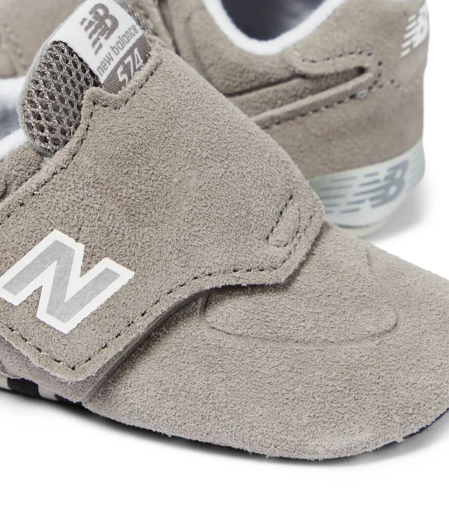 Baby 574 sneakers in suede New Balance, gray