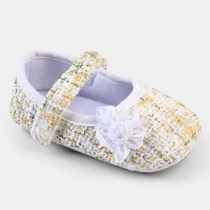 Baby Girl Shoes B298-White
