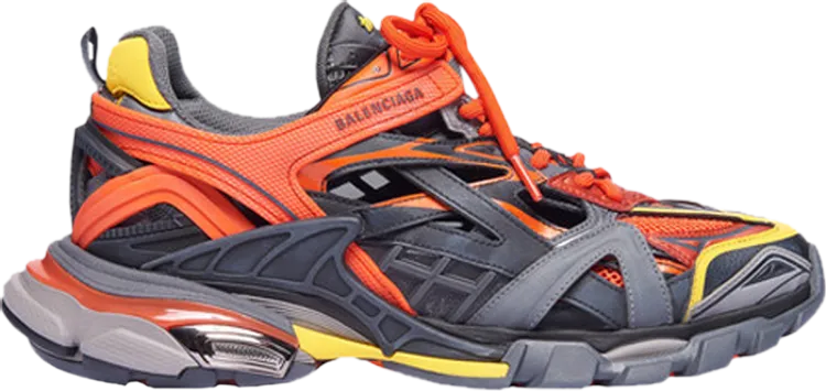 Balenciaga Track 2 Trainer Orange Black