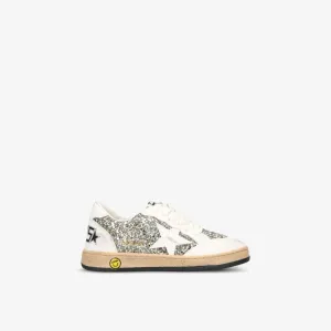 Ballstar Woven Glitter Low Top Sneaker for 6-9 Years Golden Goose yellow