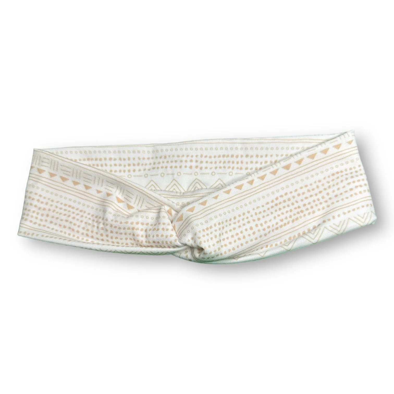 Boho Beige Knotties Headband