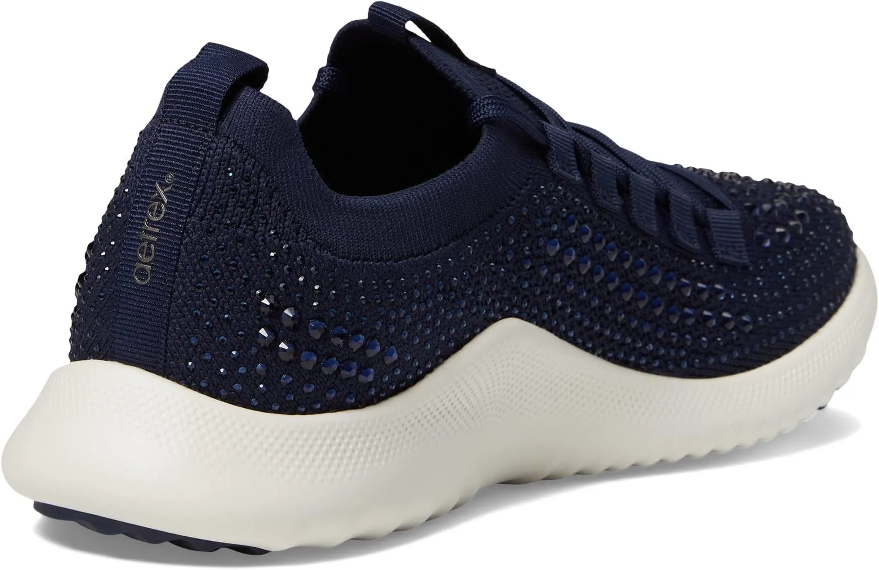 Carly Sparkle Aetrex sneakers, navy blue