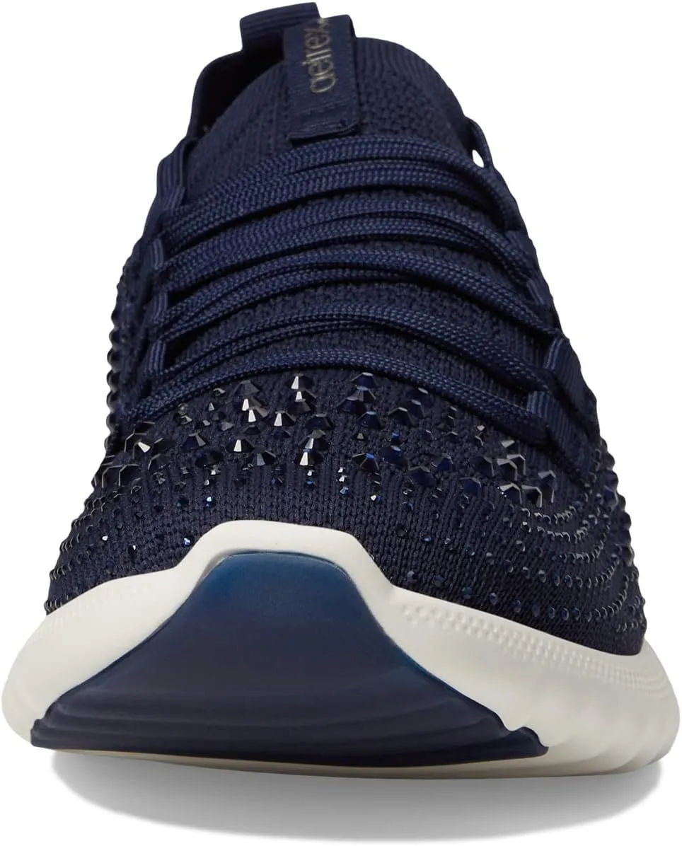 Carly Sparkle Aetrex sneakers, navy blue
