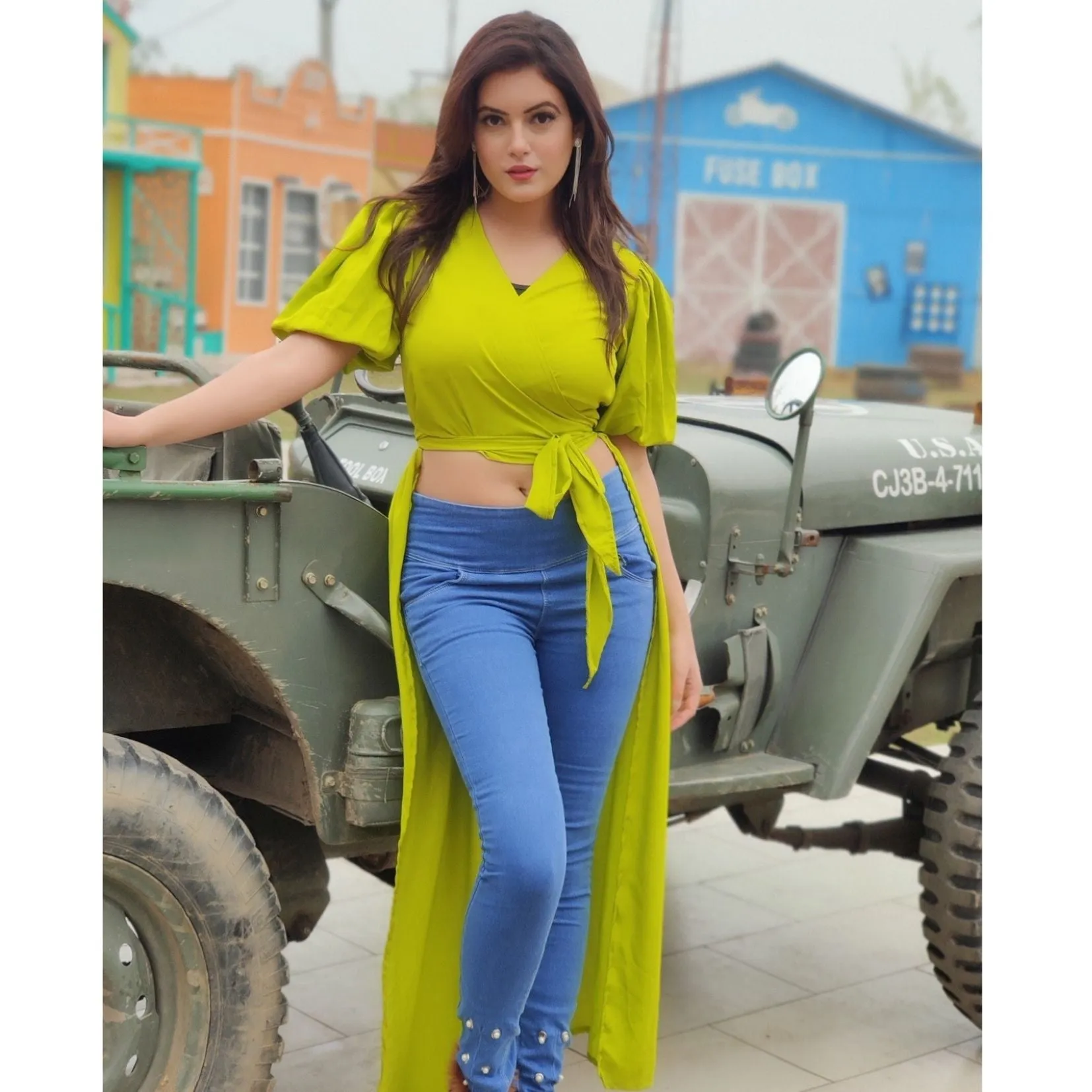 Carol Wrap Around high Low top
