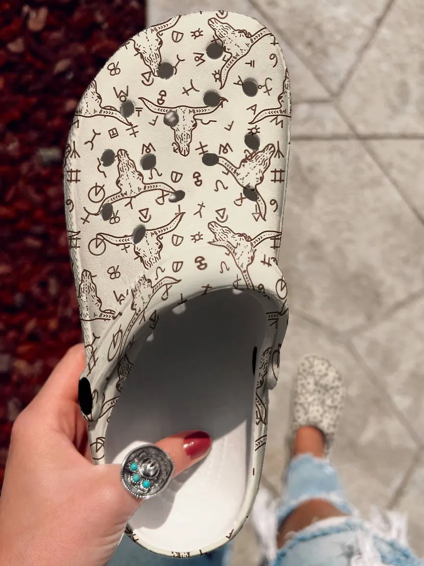 Cattle Brands Clogs