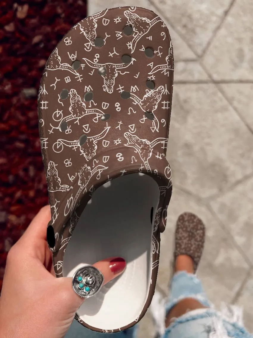Cattle Brands Clogs