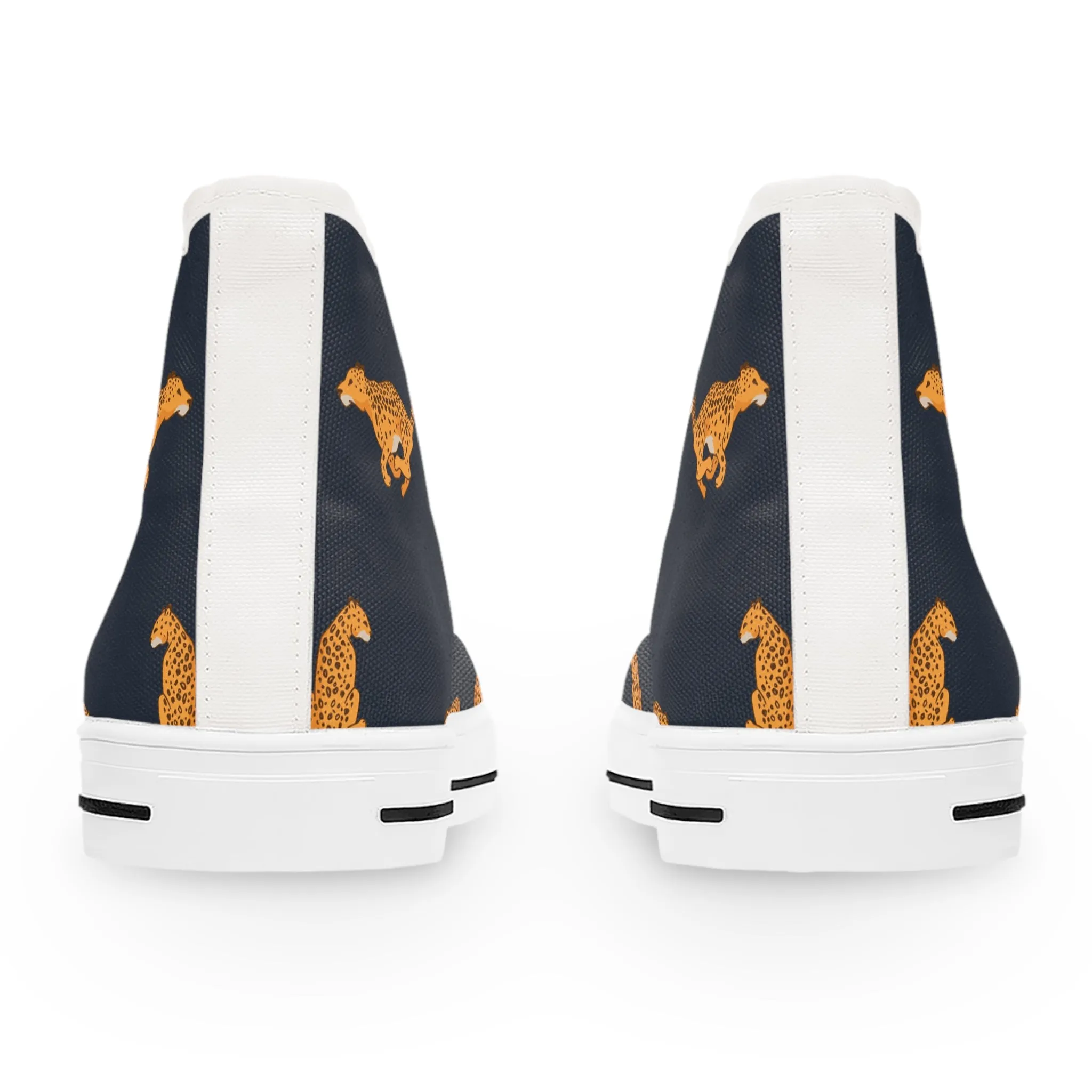 Cheetah Women's High Top Sneakers