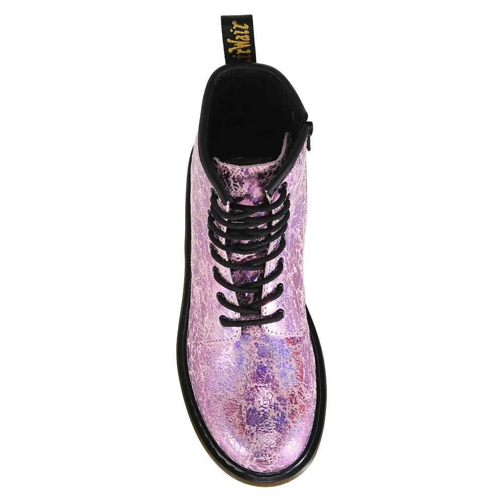Children's combat boots 1460 Big Kid Dr. Martens, pink