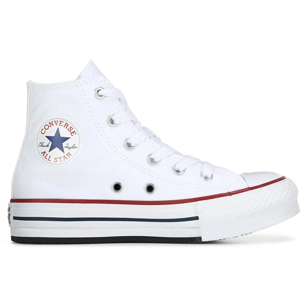 Chuck Taylor All Star Lift Little Kid Converse High Top Sneakers, White