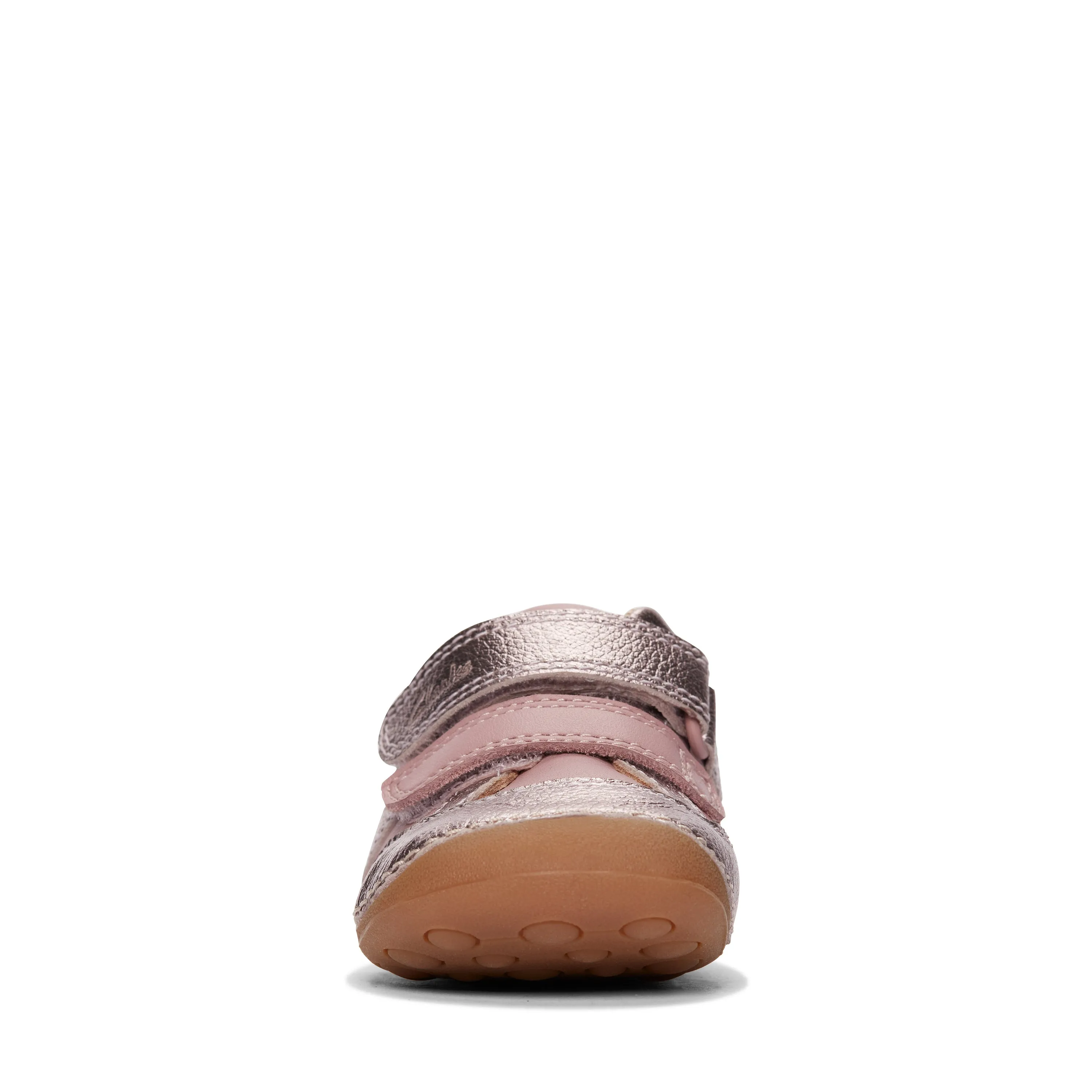 Clarks Tiny Sky T Girls Dusty Pink Pre-Walker Shoe