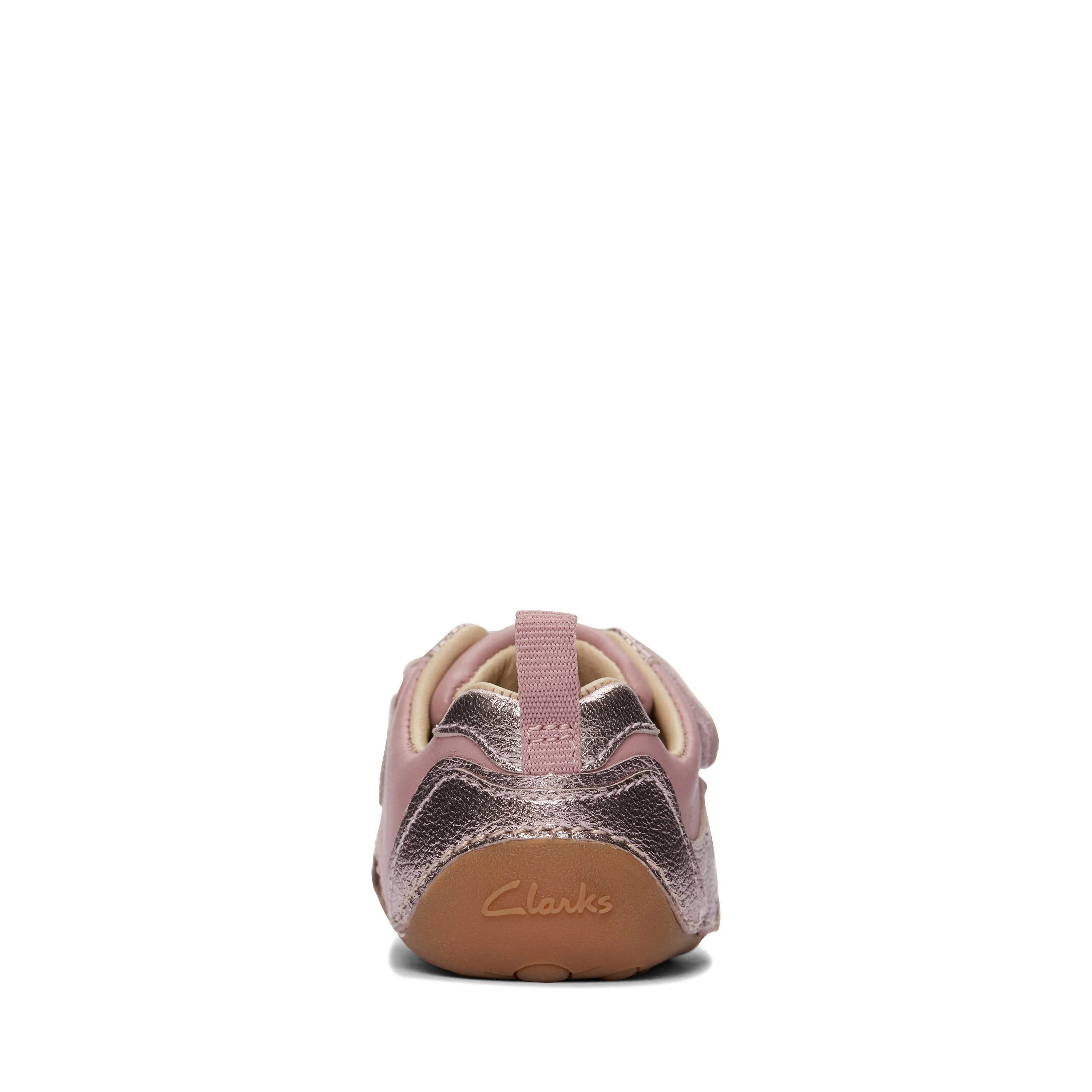Clarks Tiny Sky T Girls Dusty Pink Pre-Walker Shoe