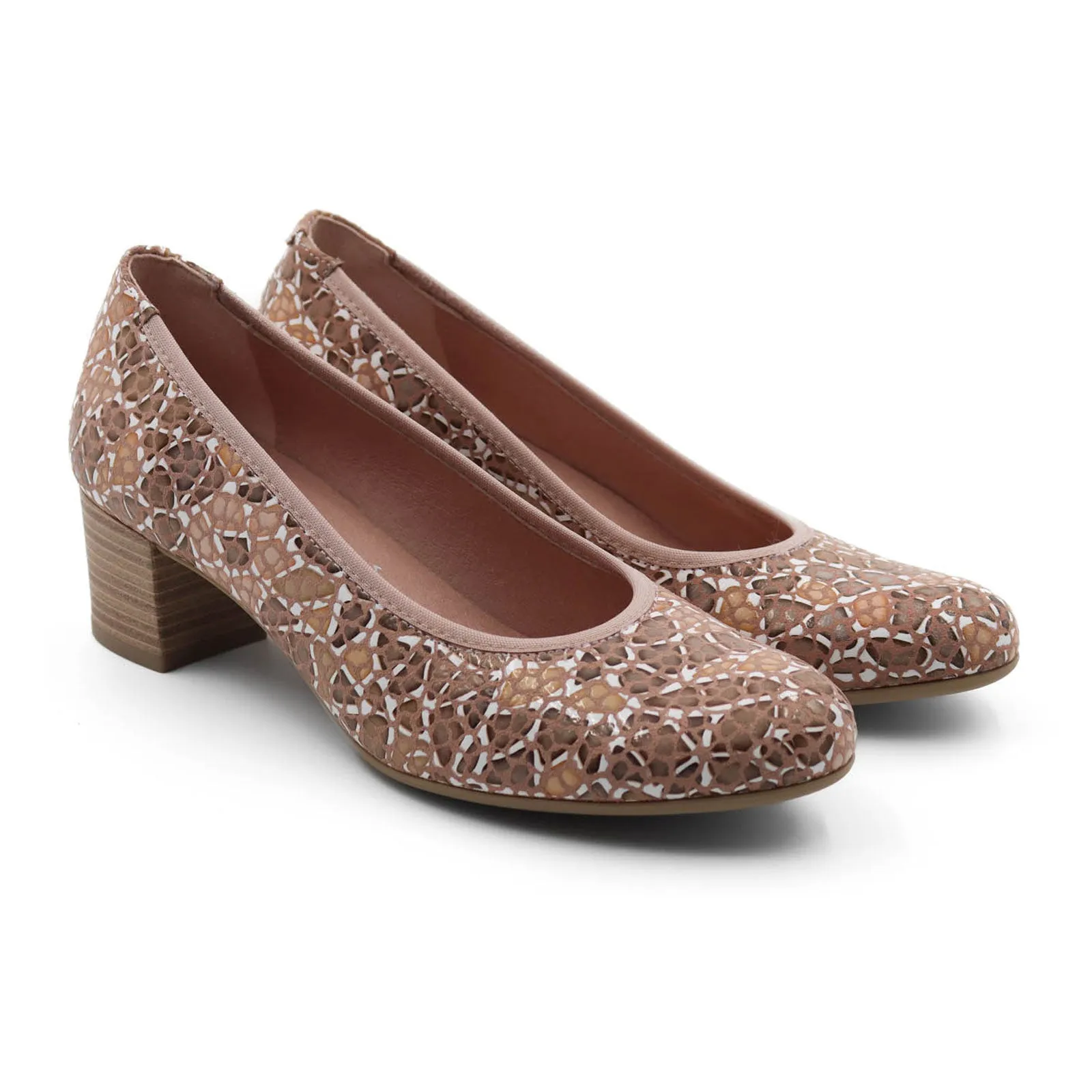 Dorking Geminis D8469 Pump (Women) - Taupe Print