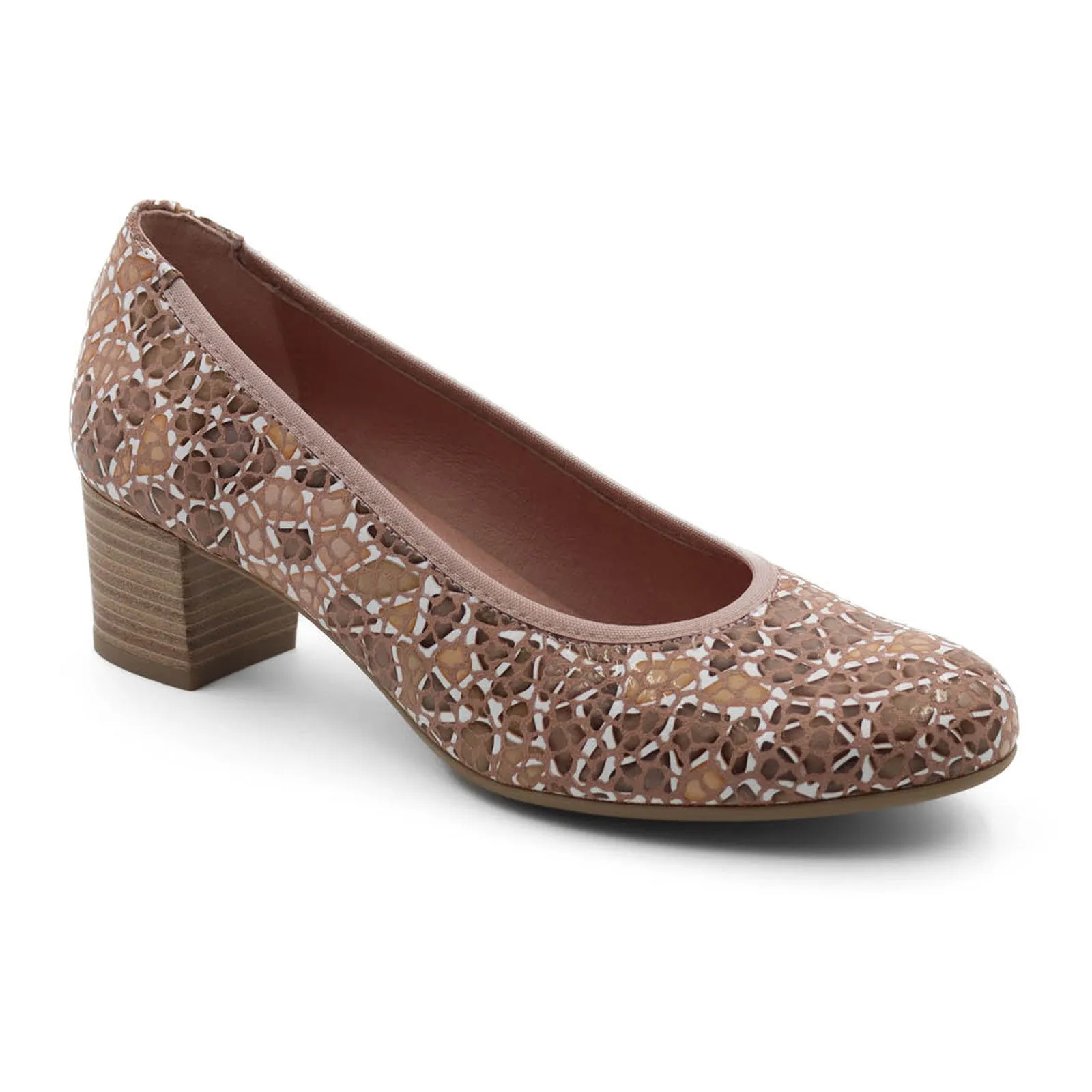 Dorking Geminis D8469 Pump (Women) - Taupe Print