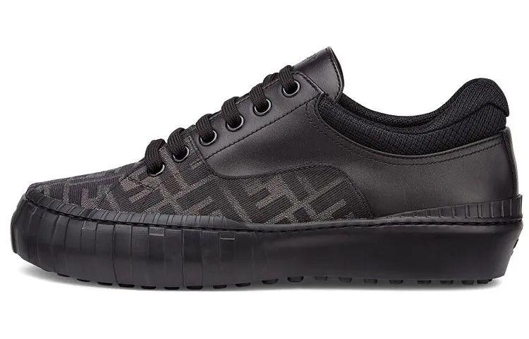 Fendi Force Skateboarding Sneakers Male, black
