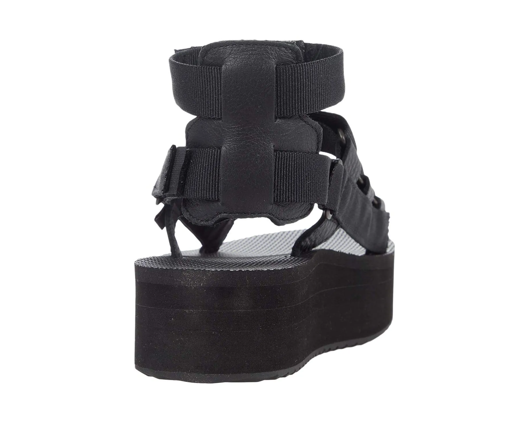 Flatform Mevia Teva heels, black