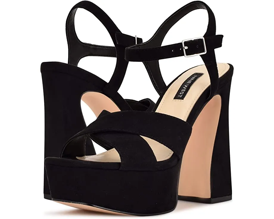 Glows 2 Nine West heels, black