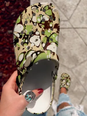 Green Cell Clogs