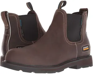 Groundbreaker Chelsea H2O Steel Toe Ariat boots, brown