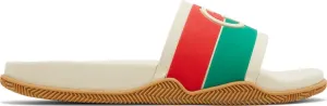 Gucci Slide Interlocking G Sandals - Orange Green