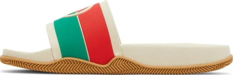 Gucci Slide Interlocking G Sandals - Orange Green