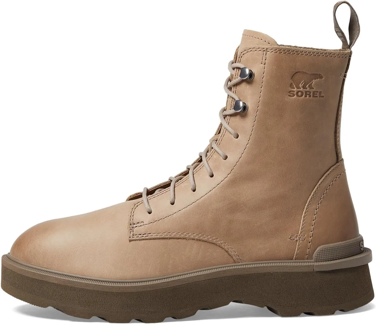 Hi-Line Lace SOREL Lace-Up Boots, Omega Taupe/Major