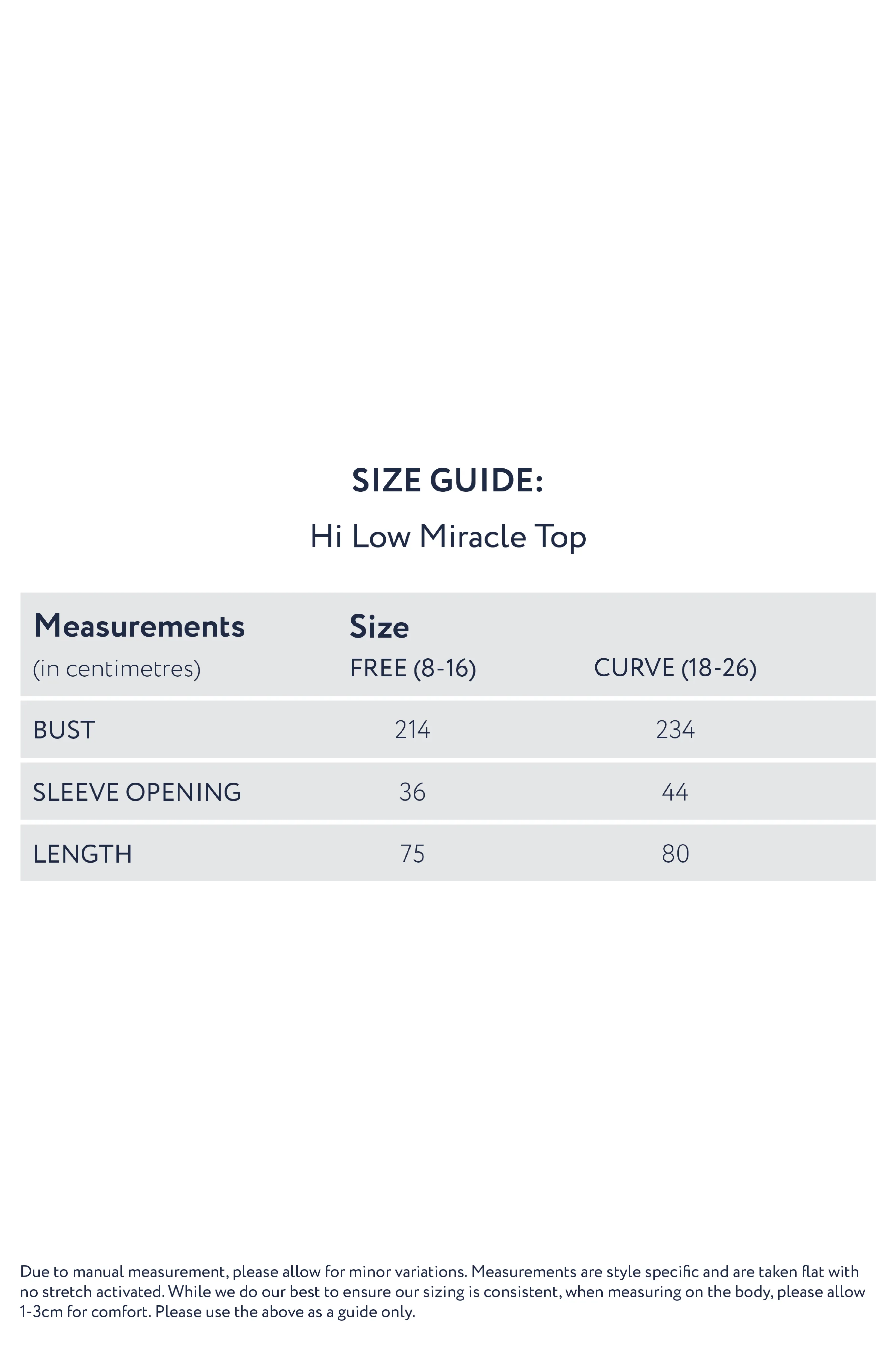 Hi Low Miracle Top | Calypso
