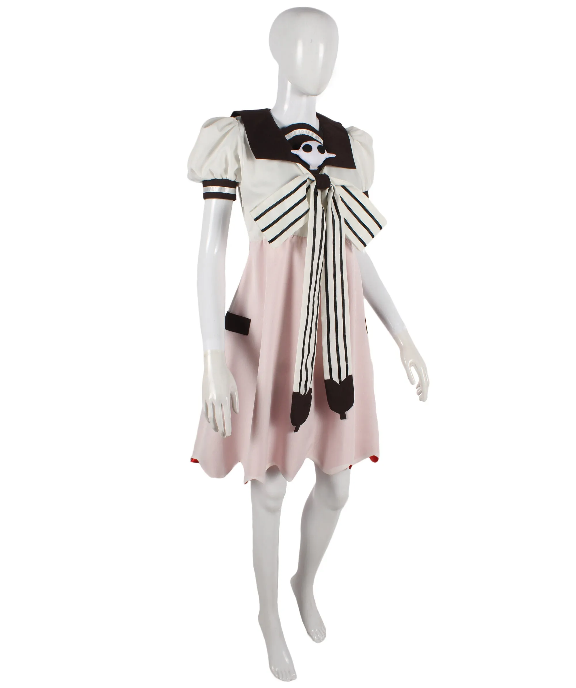 HPO Adult Women's White Anime Costume I Perfect for Halloween I Flame-retardant Synthetic Fabric