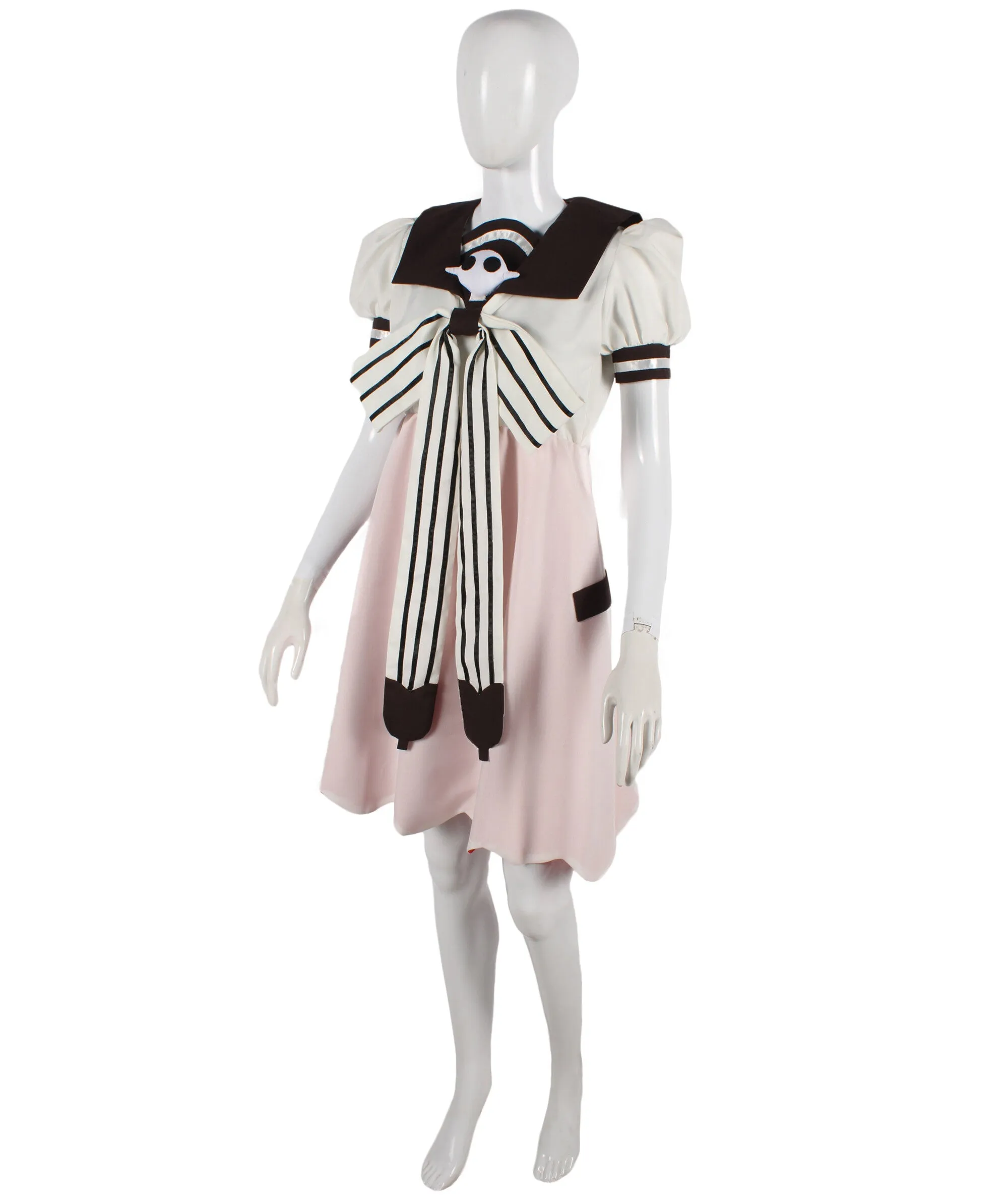 HPO Adult Women's White Anime Costume I Perfect for Halloween I Flame-retardant Synthetic Fabric
