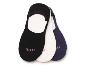 HUE Hosiery sneakers set of 3, navy/white/black
