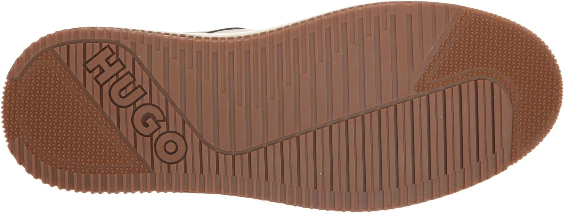Kilian Mix Material Tennis Sneaker HUGO, Open Brown